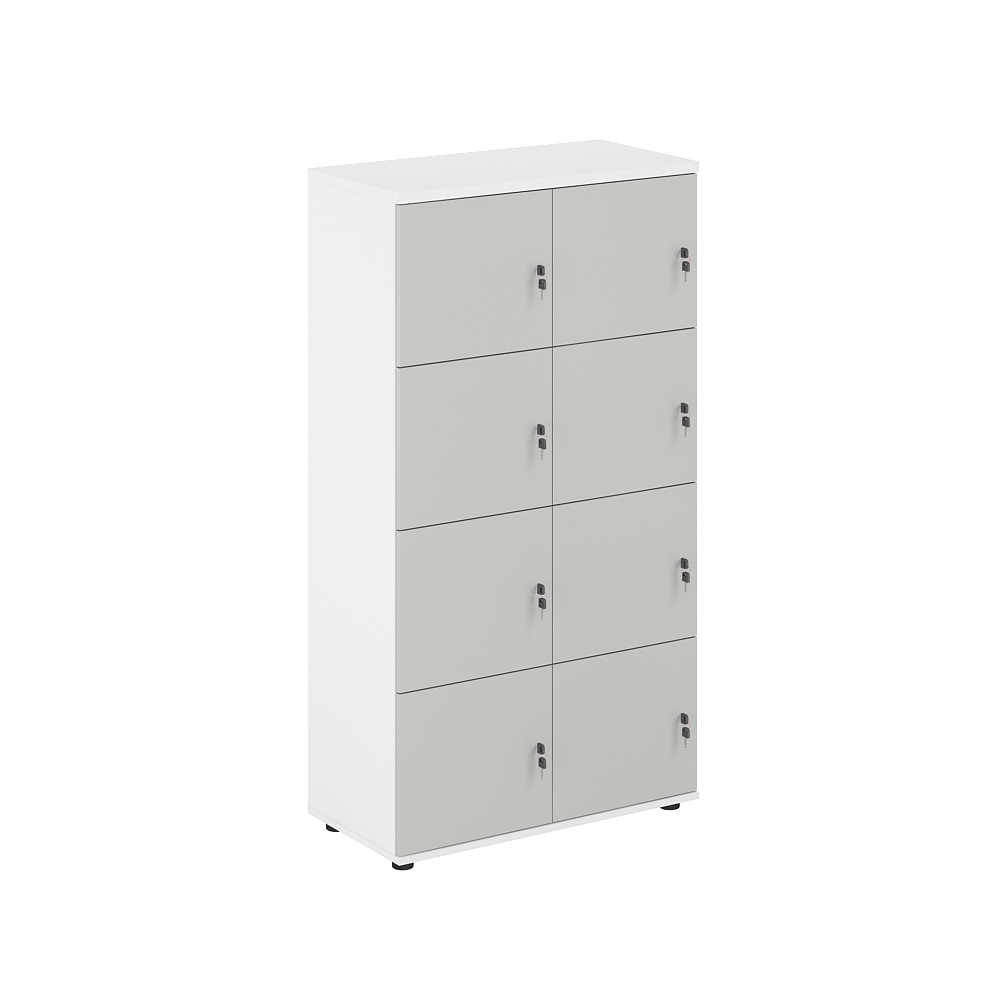 Локер 8 ячеек 800х400х1483 SG.819.WH.SH
