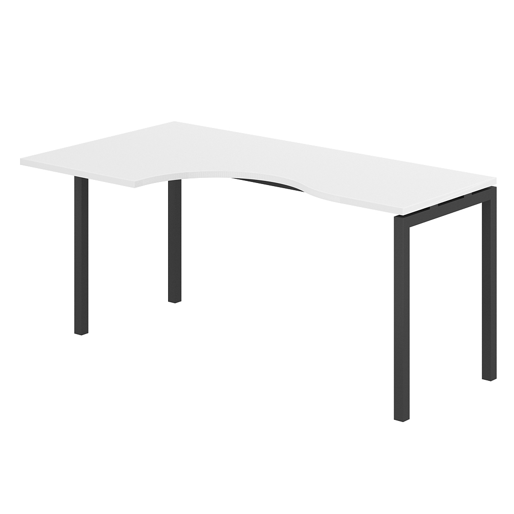 Стол эргономичный 1400х900х750 левый МК40х40 SG.231.WH.44.AN.L