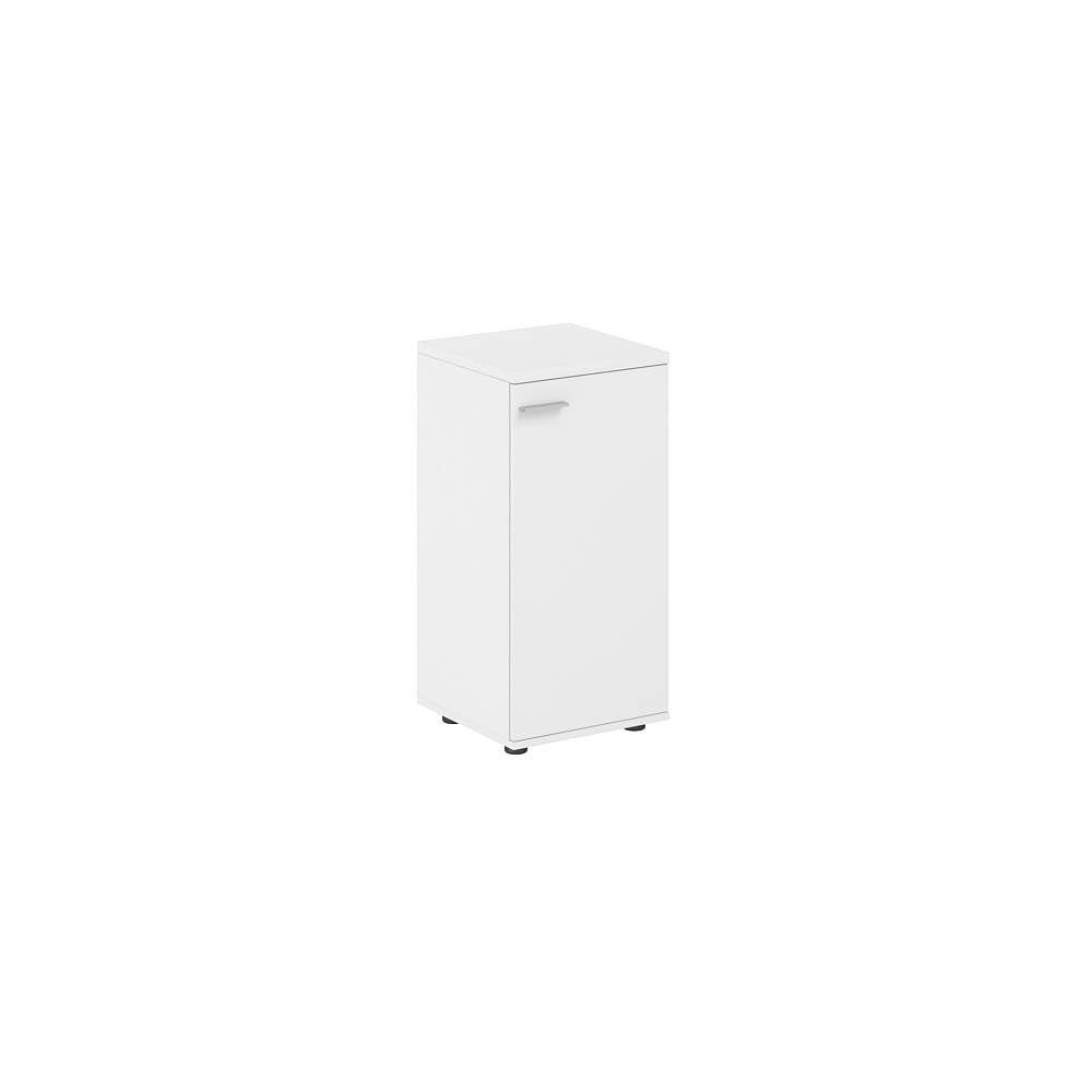 Шкаф низкий 400х400х825, 1 дв., з.ст HDF, правый SG.806.WH.WH.R