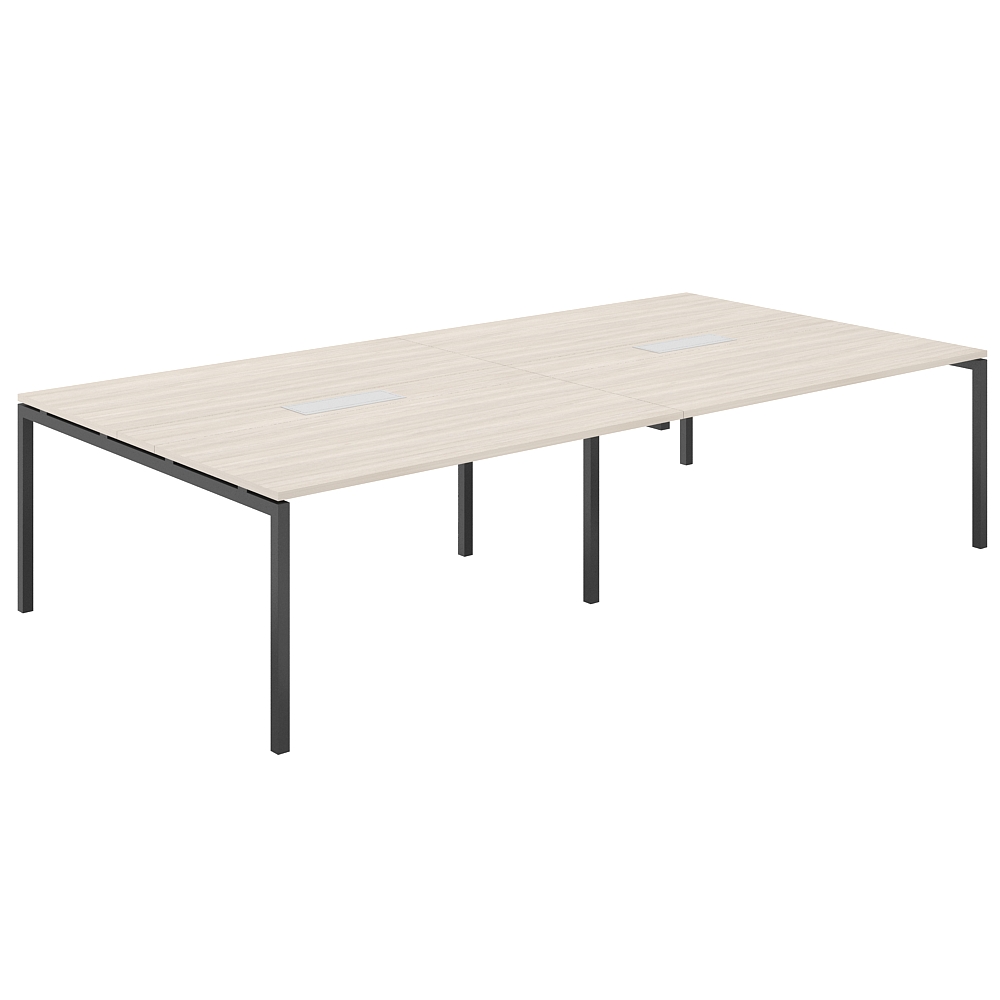 Стол переговорный комбинированный 3200х1638х750 МК40х40 SG.286.OL.44.AN.OL