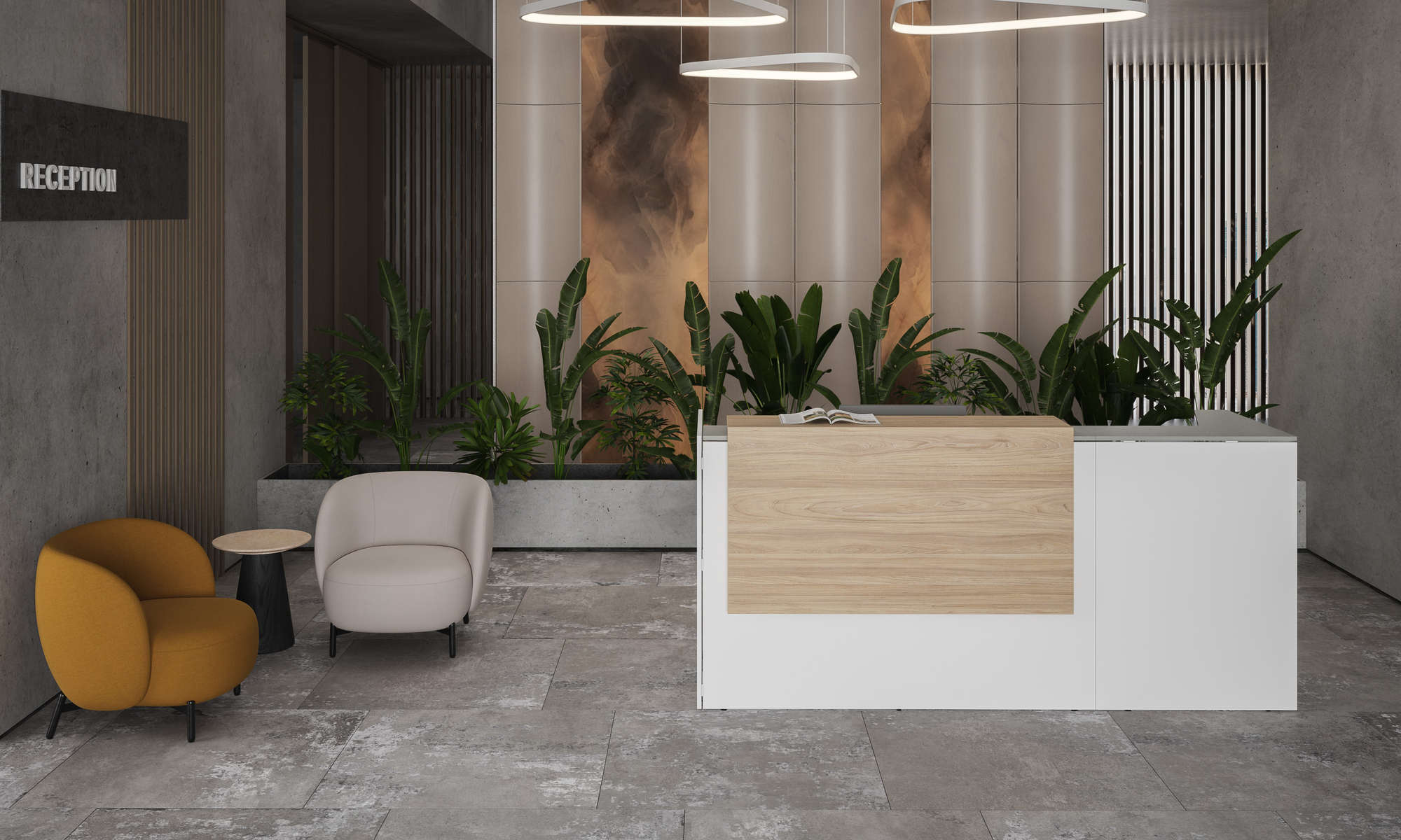 Стойка ресепшн Квадро / Quadro
