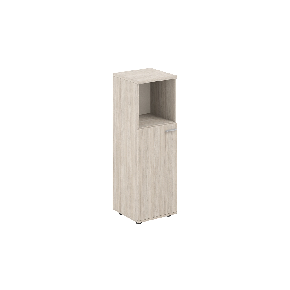 Шкаф средний с нишей 400х400х1200, 1 дв., з.ст HDF, левый SG.844.OL.OL.L