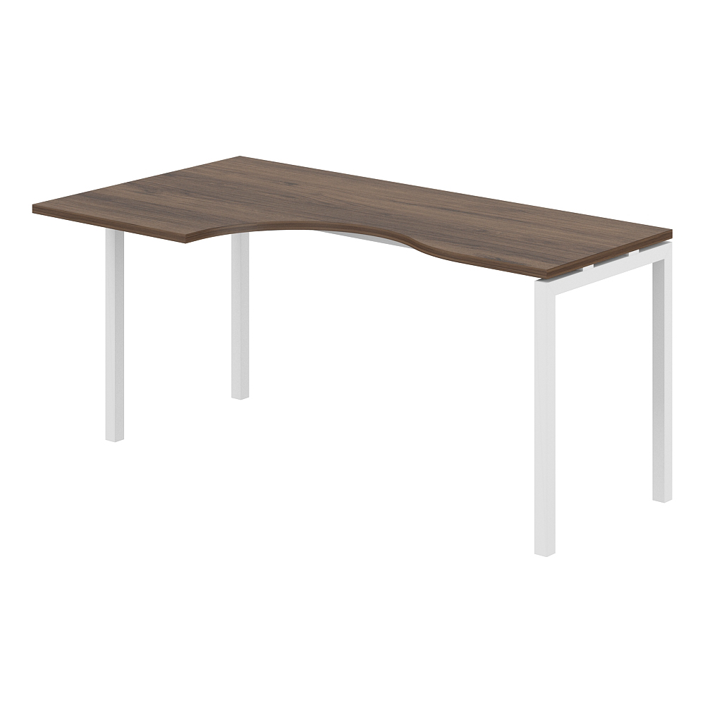 Стол эргономичный 1600х900х750 левый МК40х40 SG.232.DM.44.WH.L