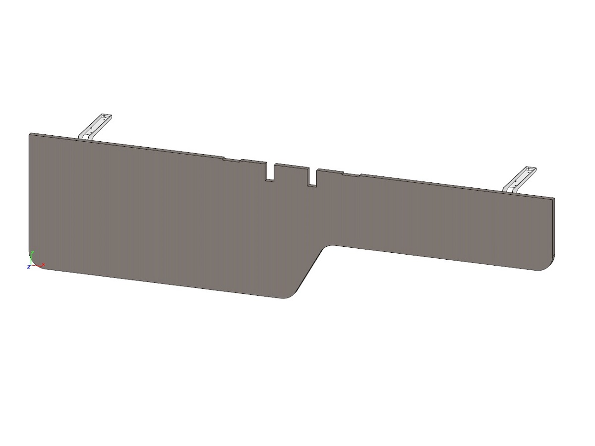 Фронталь для стола 1600 с брифингом JNO803.U727