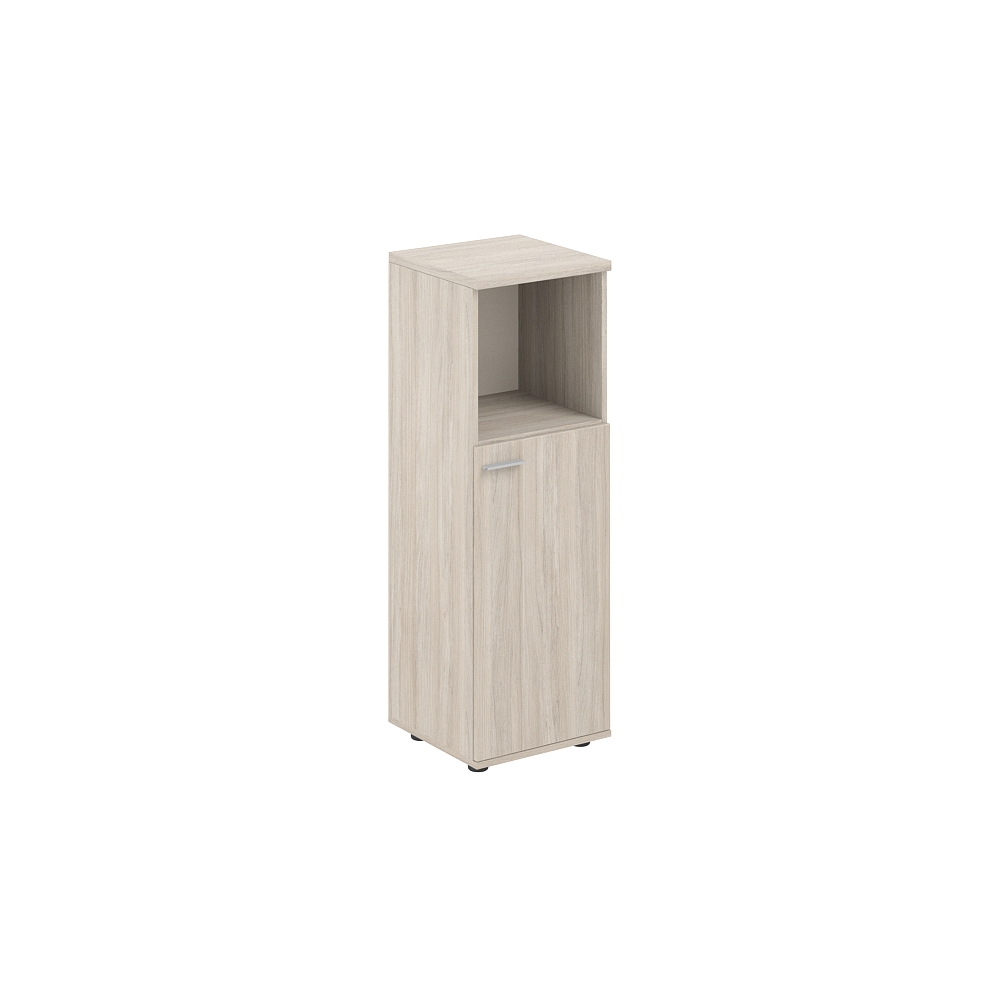 Шкаф средний с нишей 400х400х1200, 1 дв., з.ст HDF, правый SG.844.OL.OL.R