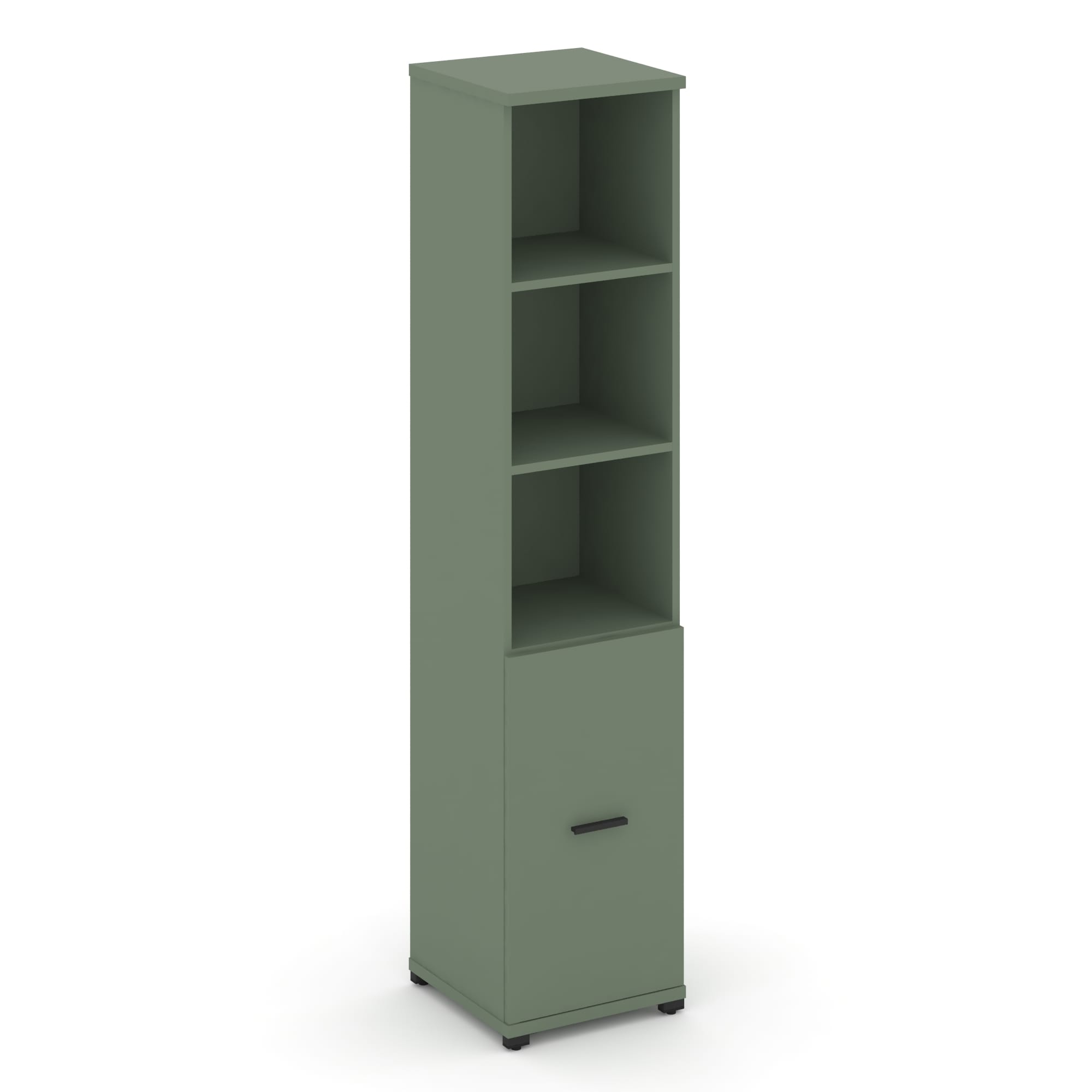 Concept Шкаф 1 узкая секция, 5 ниш CN.STU-511 B Кобо/Металл Черный 420*420*1922