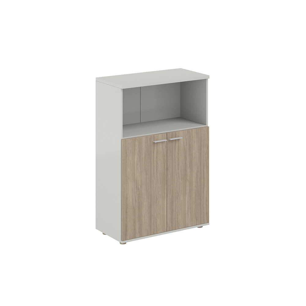 Шкаф средний с нишей 800х400х1200, 2-х дв., з.ст HDF SG.843.SH.OD