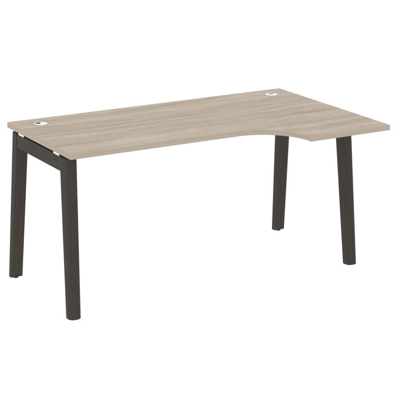 ОНИКС ВУД / ONIX WOOD Стол эргономичный правый ОУ / OW.СА / SA-1 (R) 1580*980*750 (72)
