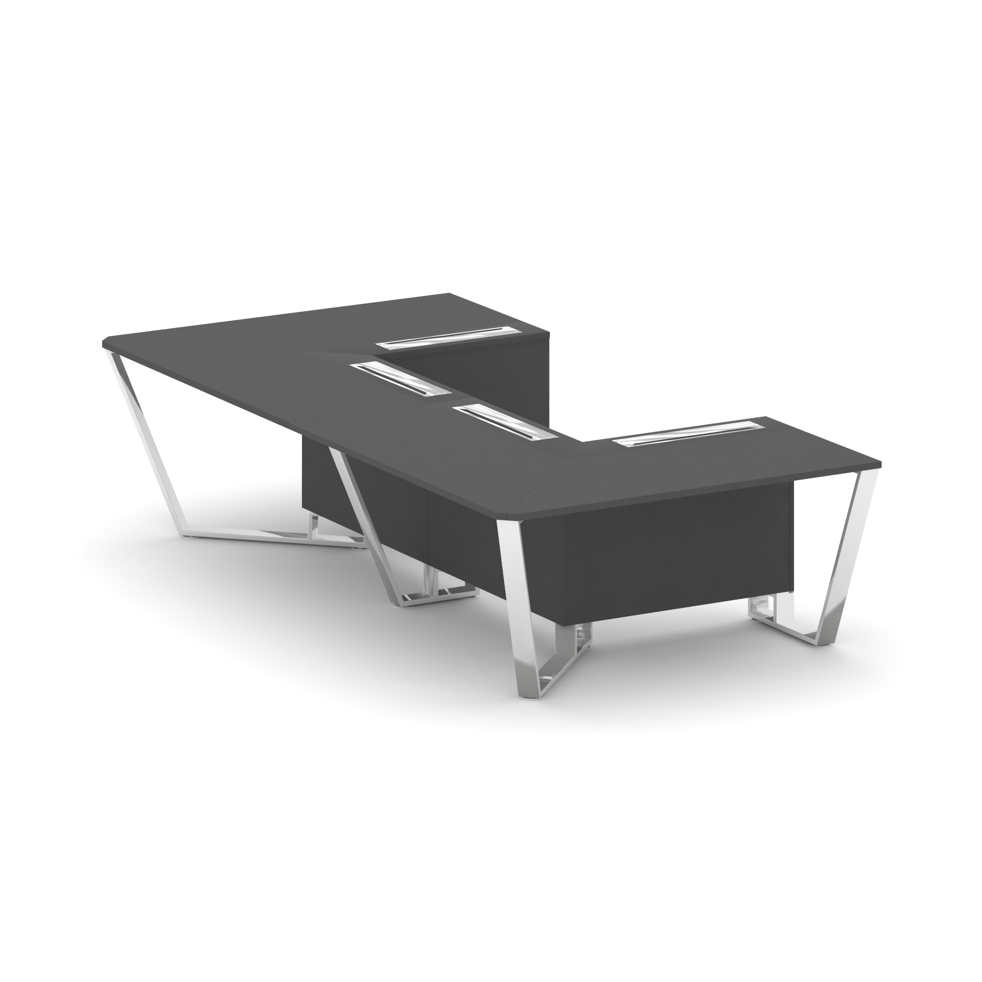 Steel Meet Стол переговорный П-образный MD-PR.B.SP-07P