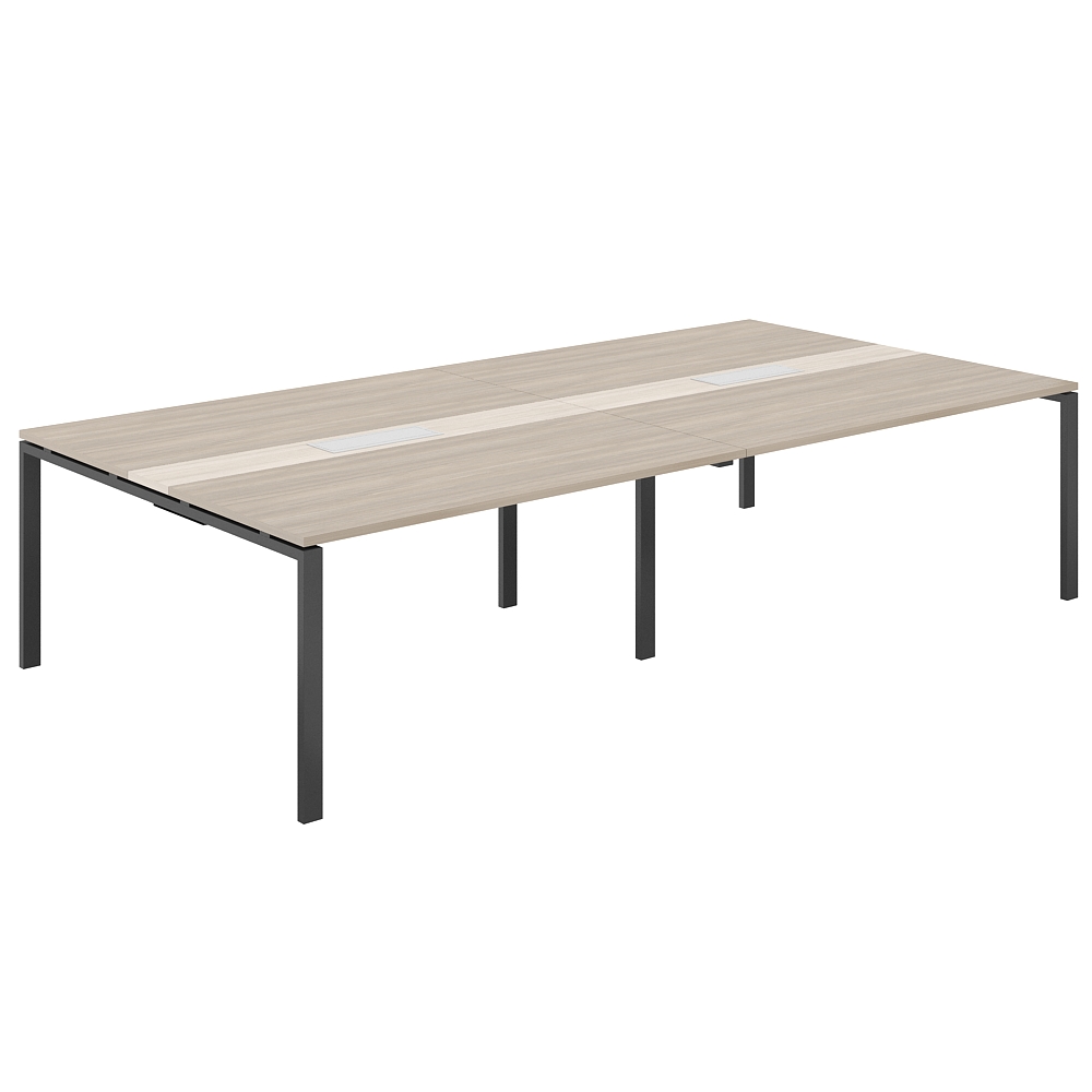 Стол переговорный комбинированный 3200х1638х750 МК60х30 SG.286.OD.63.AN.OL