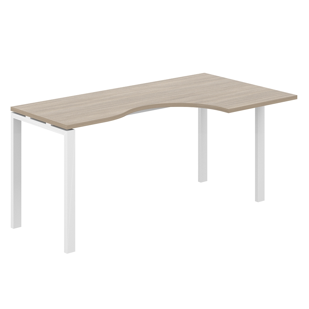 Стол эргономичный 1400х900х750 правый МК60х30 SG.231.OD.63.WH.R