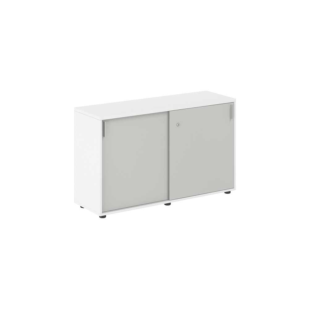 Шкаф купе 1238х400х750 низкий, с замком СГ / SG.701.У / WH.Ш / SH