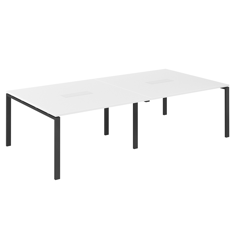 Стол переговорный 2400х1238х750 МК60х30 SG.274.WH.63.AN