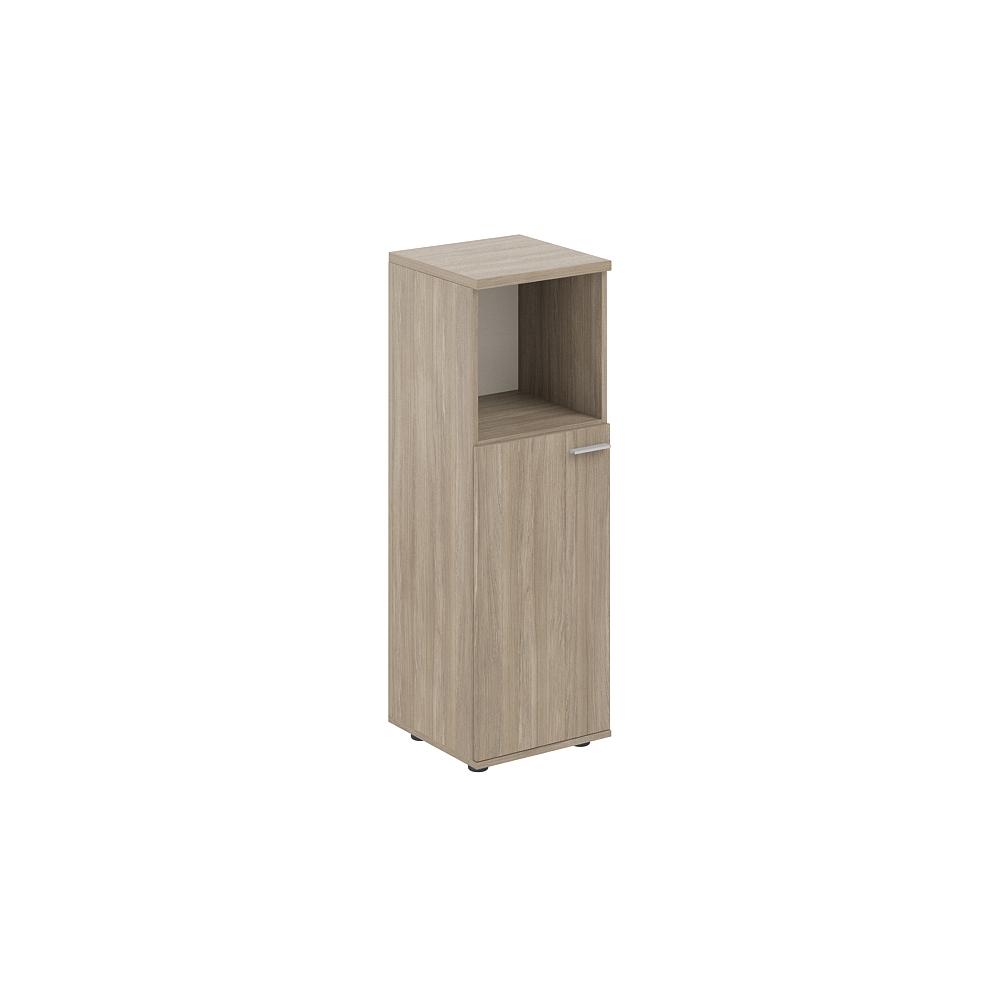 Шкаф средний с нишей 400х400х1200, 1 дв., з.ст HDF, левый SG.844.OD.OD.L