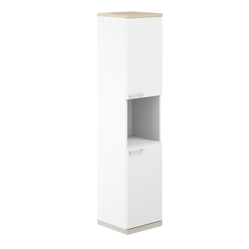 Шкаф 5 ур. 400х400х1833 с нишей AG.219.WH.AR.WH.WH.R