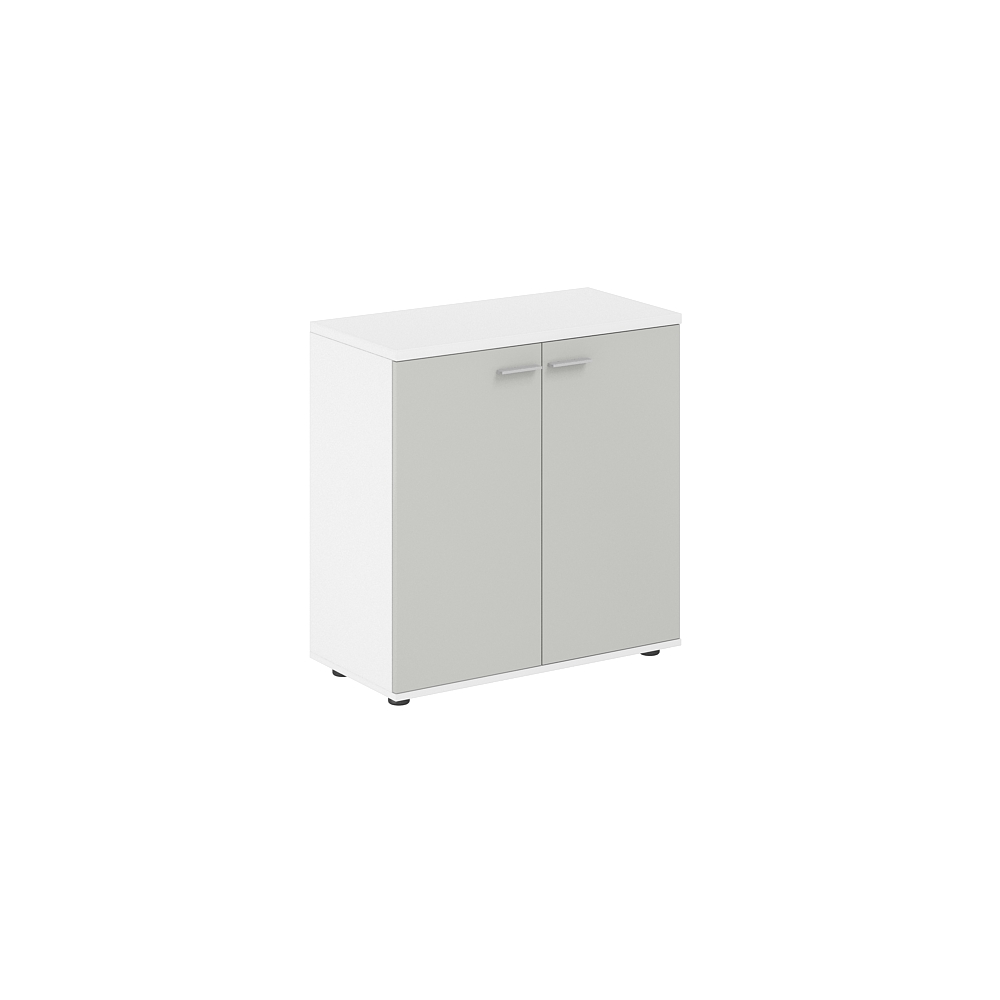 Шкаф низкий 800х400х825, 2-х дв., з.ст HDF SG.805.WH.SH