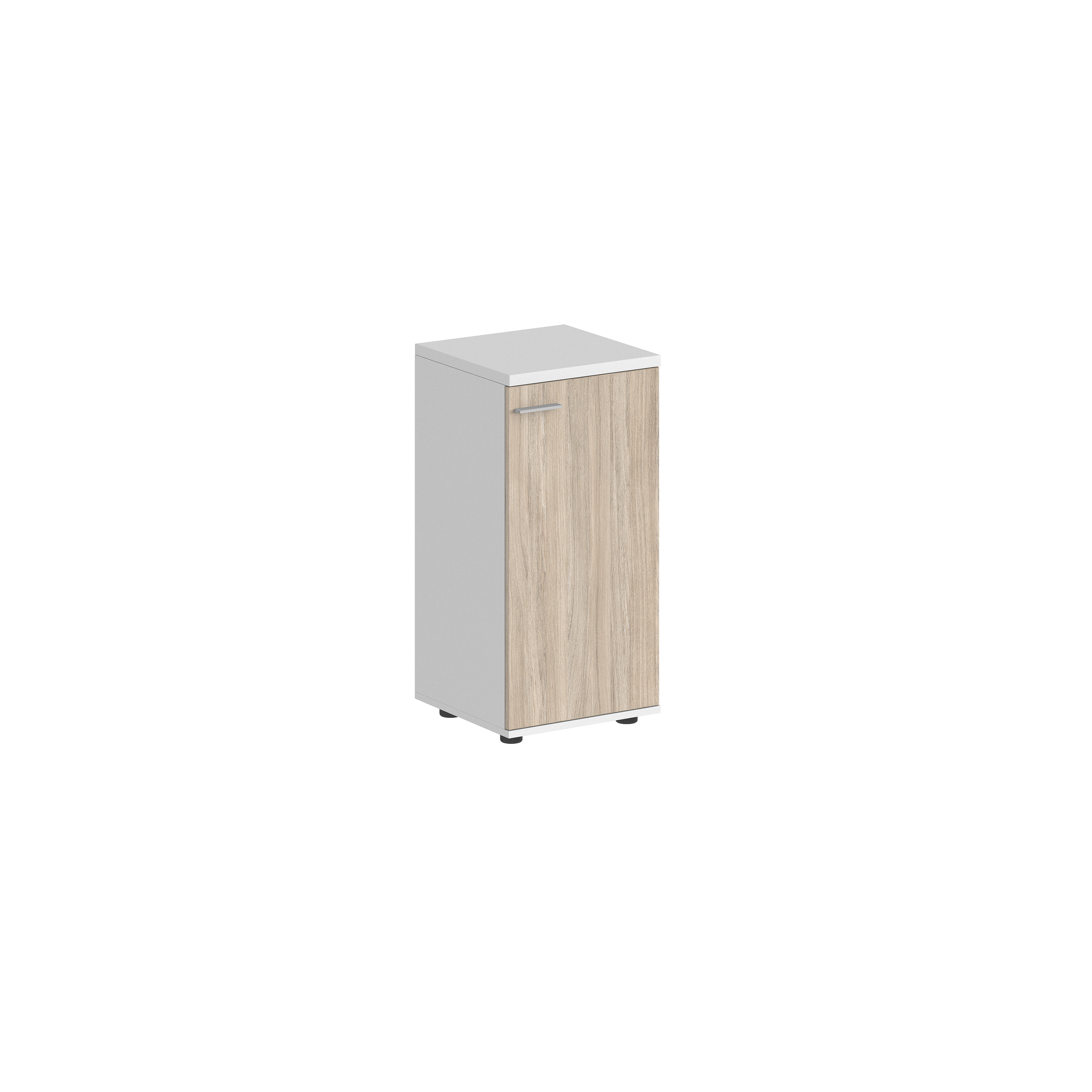Шкаф низкий 400х400х825, 1 дв., з.ст ЛДСП, правый SG.816.WH.OL.R