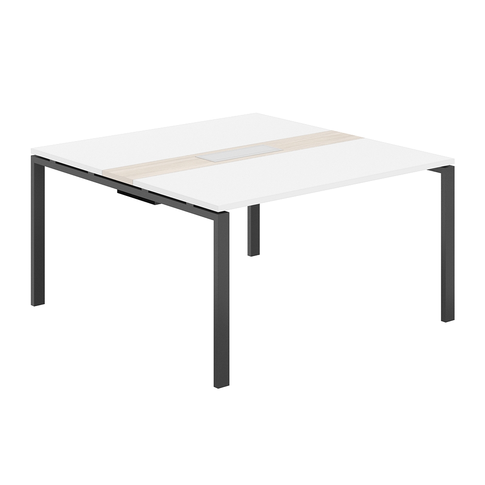 Стол переговорный комбинированный 1400х1438х750 МК60х30 SG.282.WH.63.AN.OL