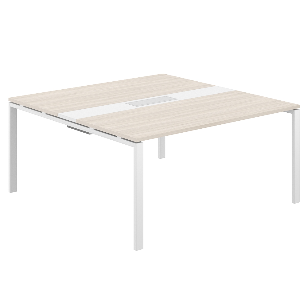 Стол переговорный комбинированный 1600х1638х750 МК60х30 SG.283.OL.63.WH.WH