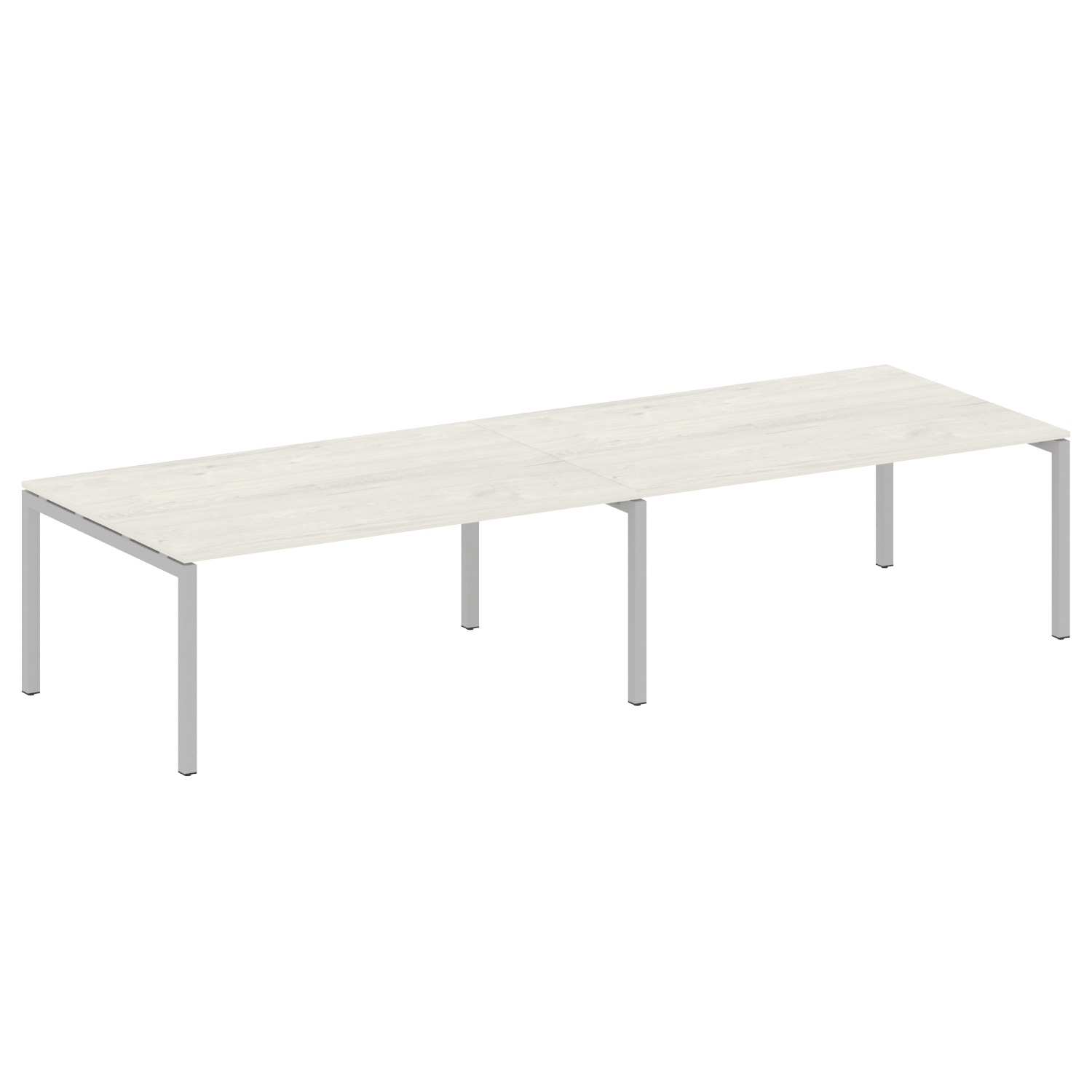 Metal System Quattro Переговорный стол (2 столешницы) на П-образном м/к 50БП.ПРГ-2.5
