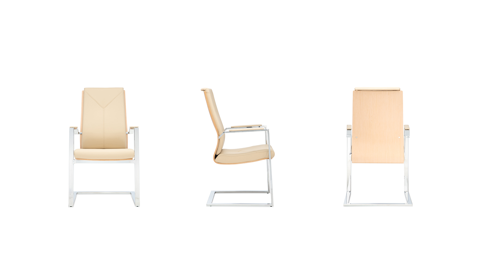 Кресло Forma с низкой спинкой на полозьях (По запросу)