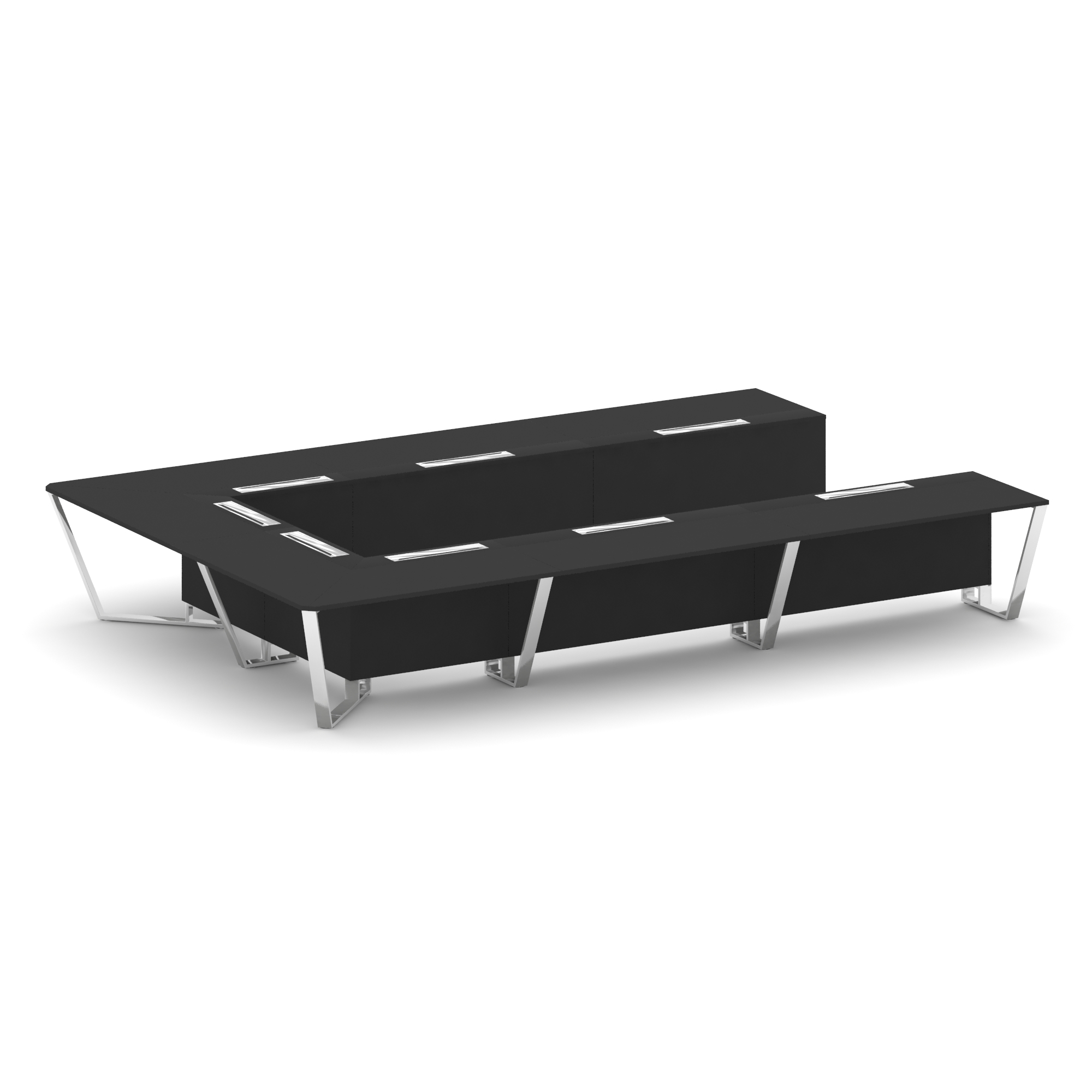 Steel Meet Стол переговорный П-образный MF-PR.B.SP-15P