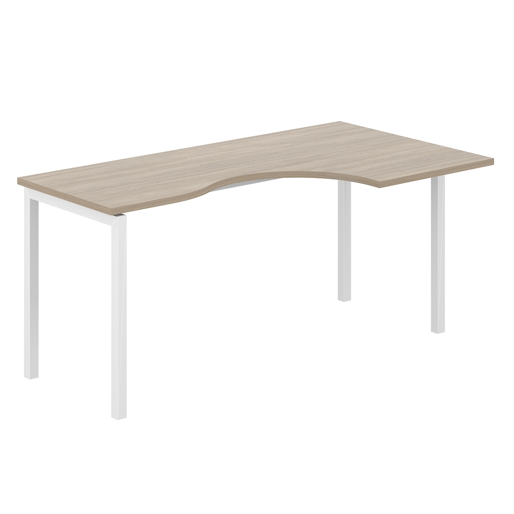 Стол эргономичный 1400х900х750 правый МК40х40 SG.231.OD.44.WH.R