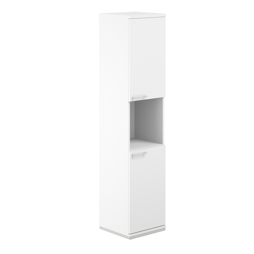 Шкаф 5 ур. 400х400х1833 с нишей AG.219.WH.WH.WH.WH.R