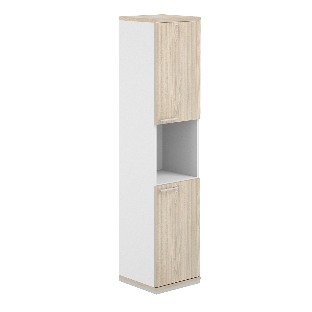 Шкаф 5 ур. 400х400х1833 с нишей AG.219.WH.AR.AR.WH.R
