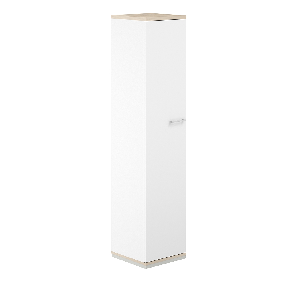 Шкаф 5 ур. 400х400х1833 с высокой дверью AG.209.WH.AR.WH.L