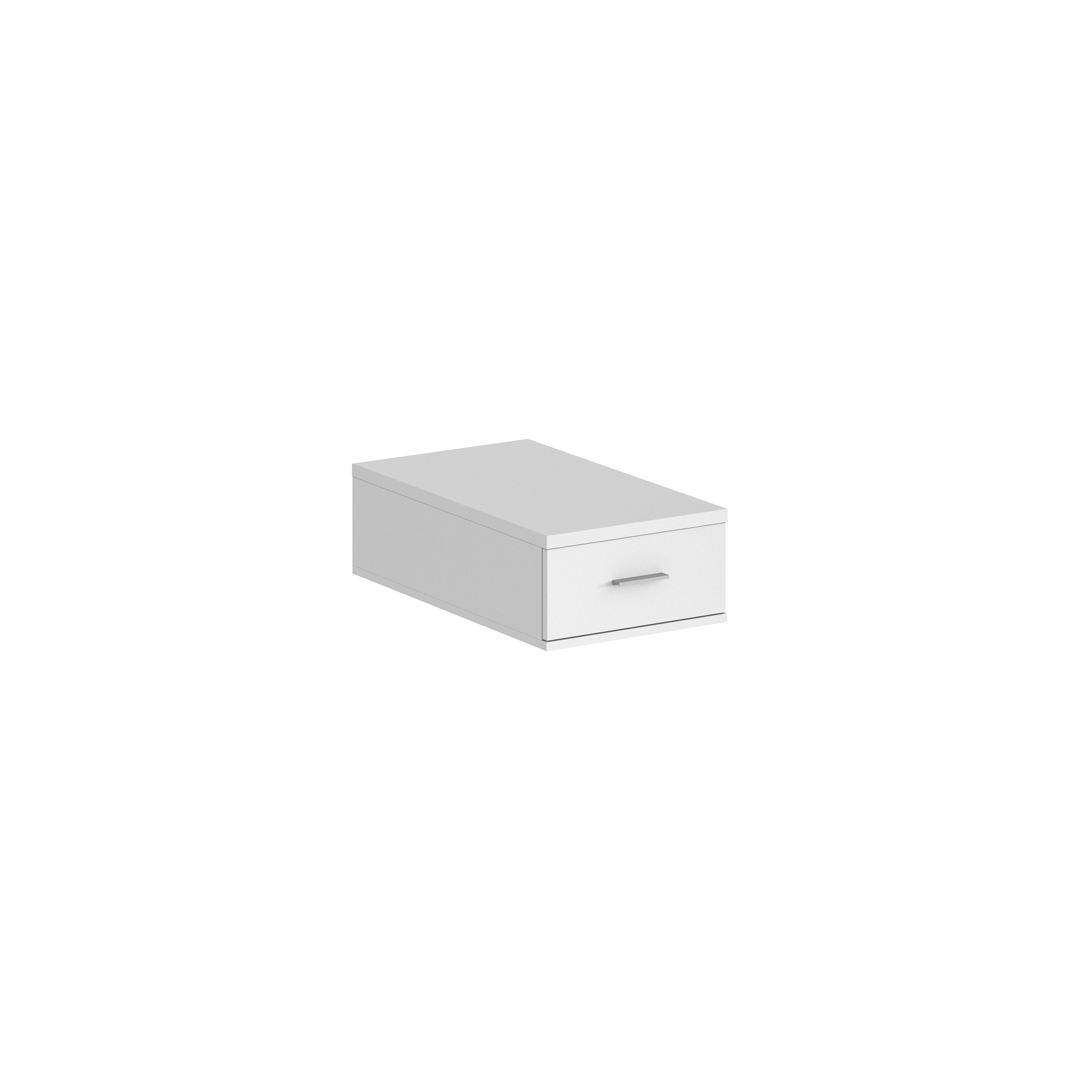 Подвесная тумба с 1 ящ., 600, 400х446х173 SG.531.WH. У / WH