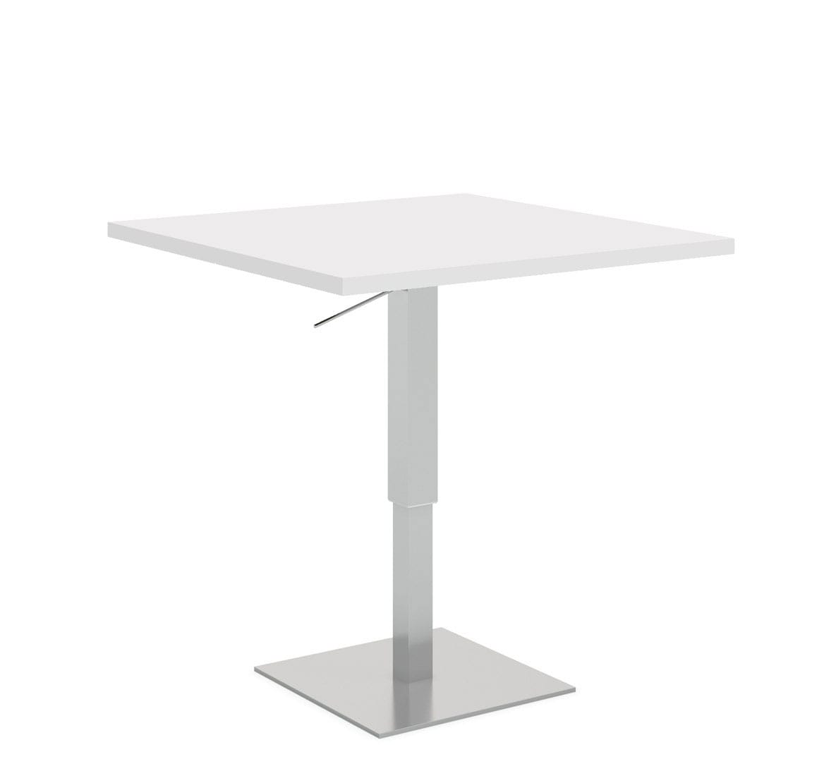 Sit-to-Stand стол 75*75 белый