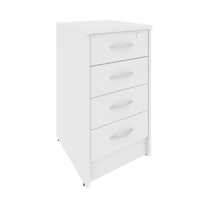 РИВА / RIVA Тумба приставная с фолдингом (4 ящика, с замком) А.ТП-4F-S 412*450*750