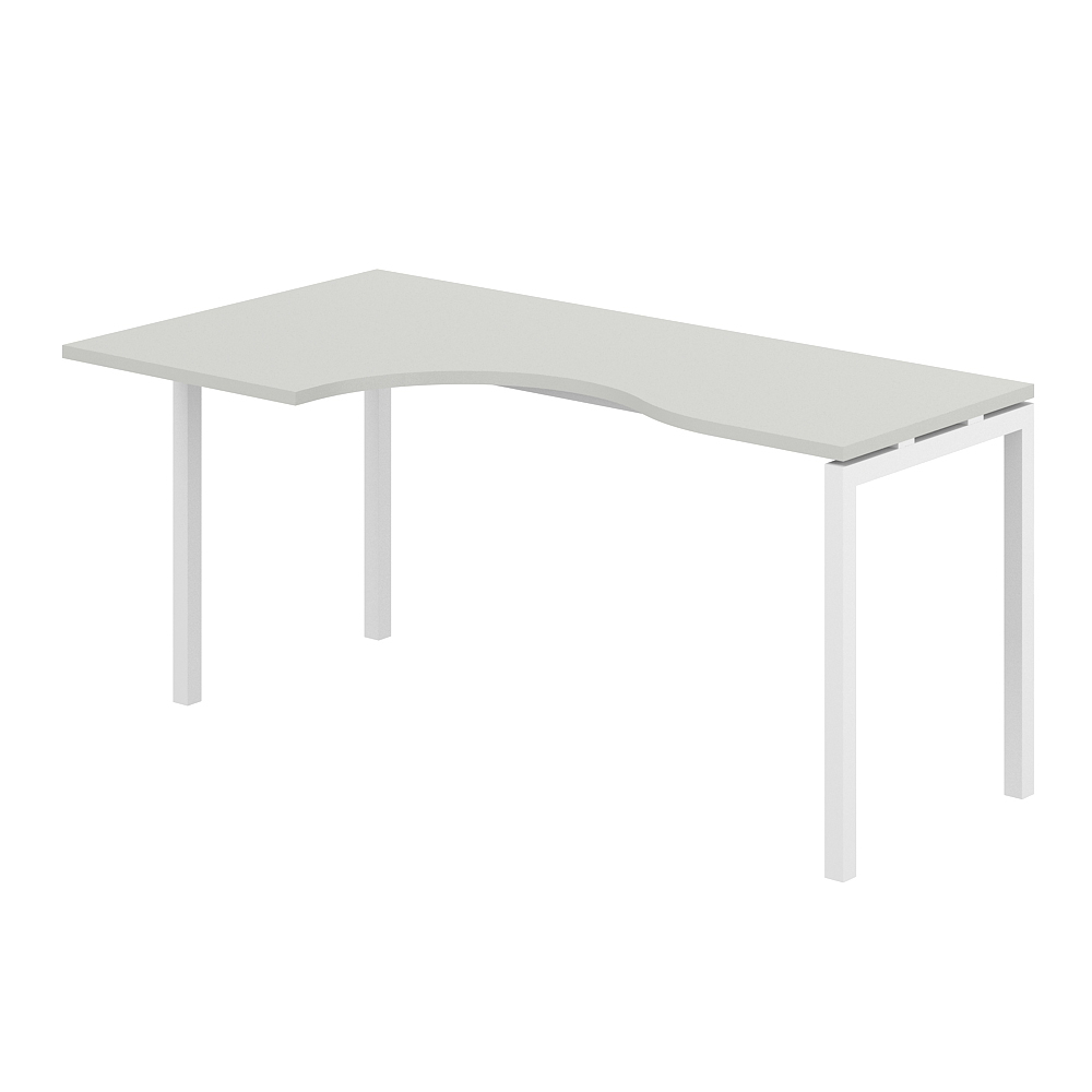 Стол эргономичный 1600х900х750 левый МК40х40 SG.232.SH.44.WH.L