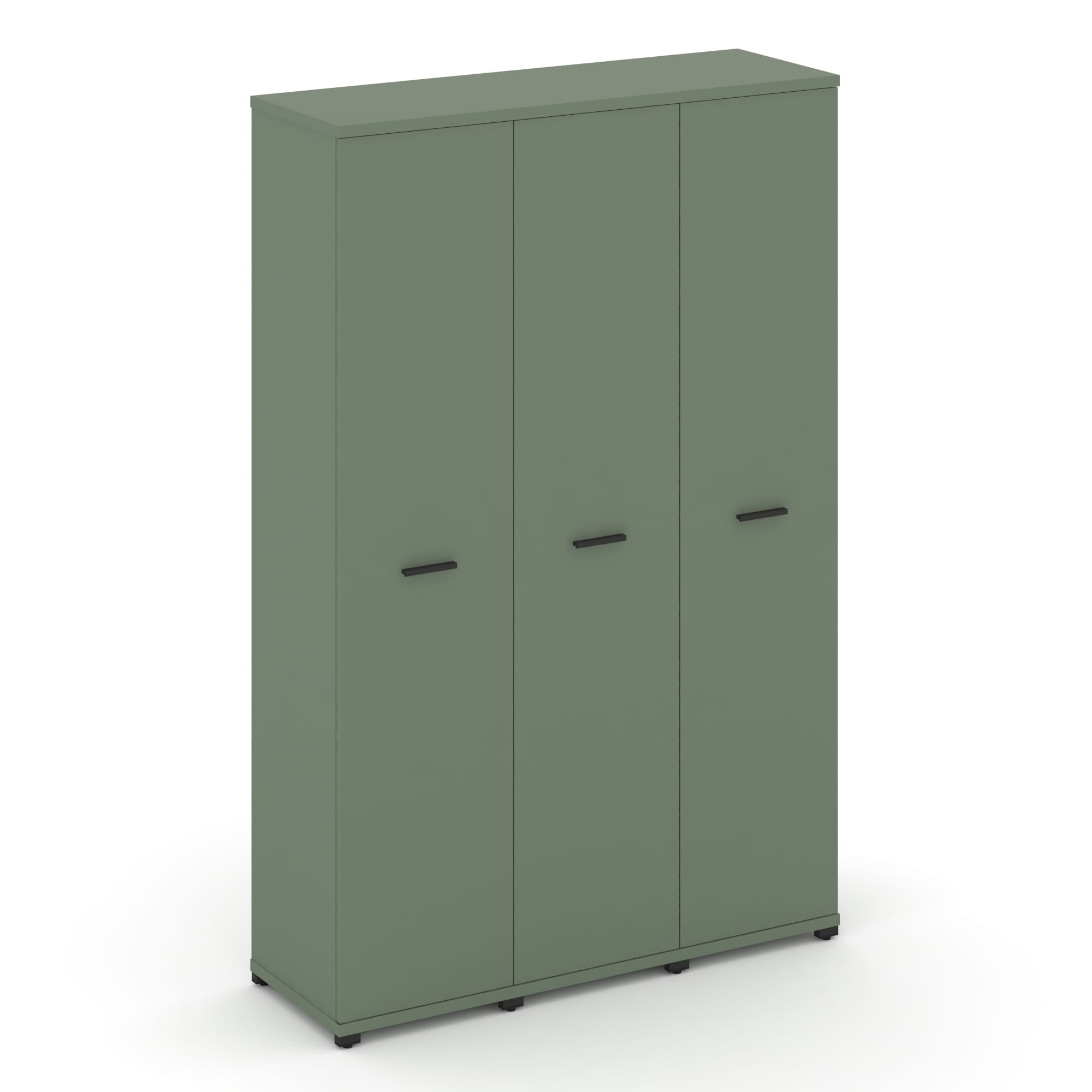 Concept Шкаф 3 узкие секции, 5 ниш CN.STU-538 B Кобо/Металл Черный 1252*420*1922
