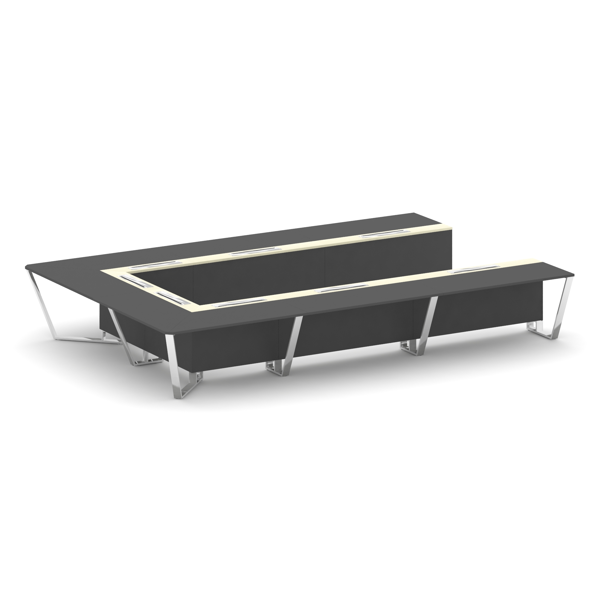 Steel Meet Стол переговорный П-образный MM-PR.B.SP-15P