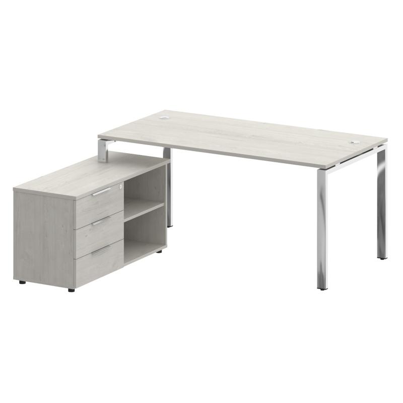 Metal System Direct Стол руковод. с тумбой БГ.СРТ-4.8 (L) 1700*1620*75