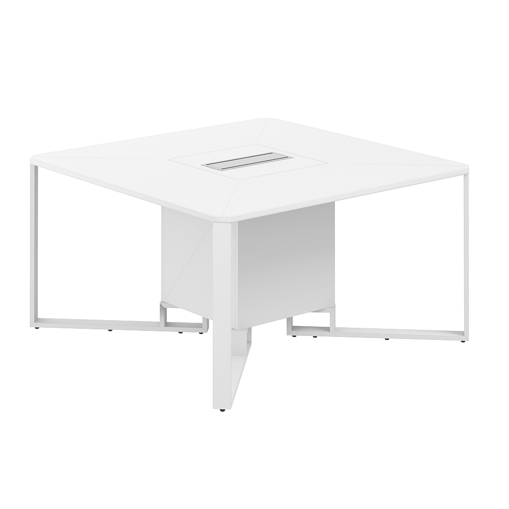 Стол переговорный 1400х1400х750 SP.0101.WH.WH.WH