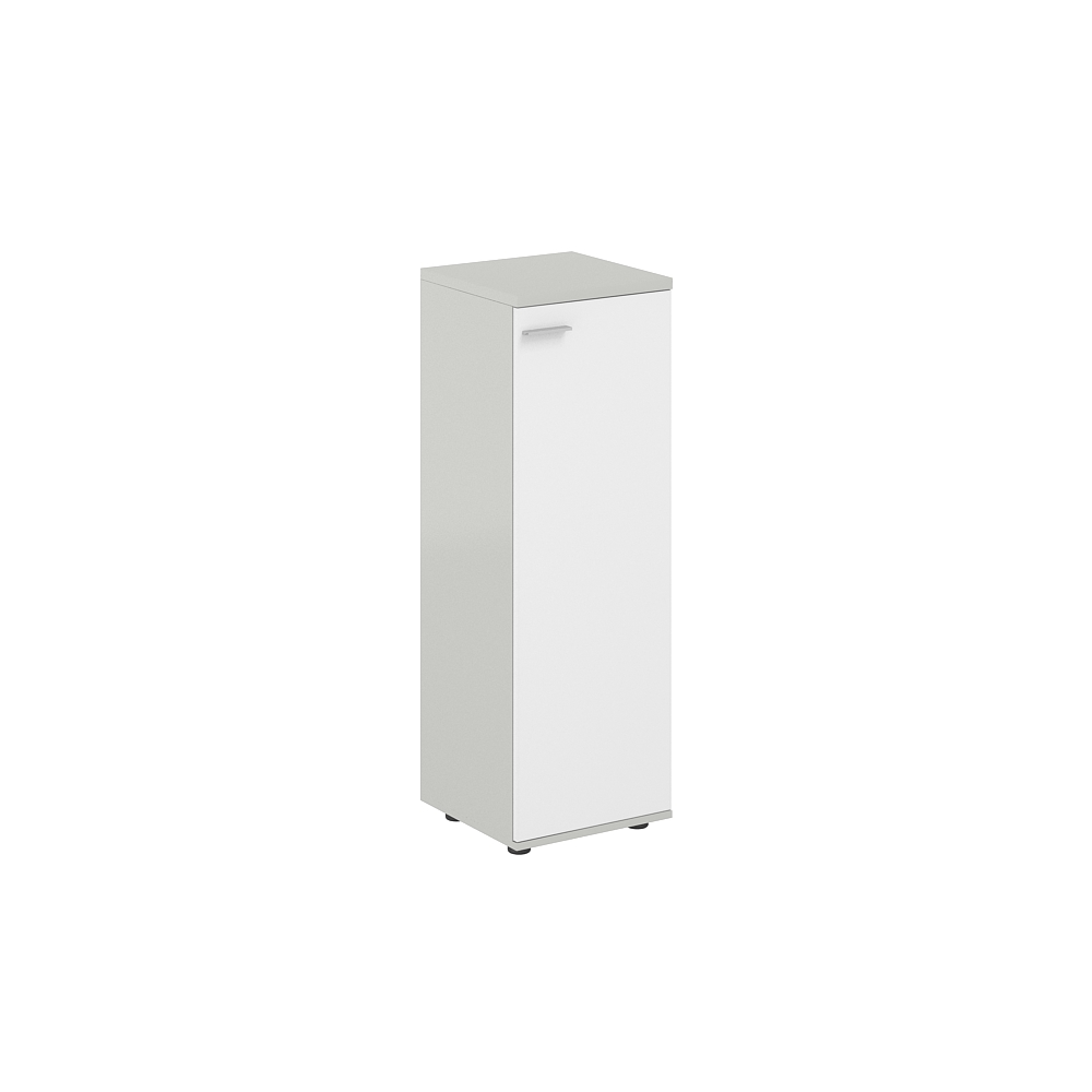 Шкаф средний 400х400х1200, 1 дв., з.ст ЛДСП, правый SG.814.SH.WH.R