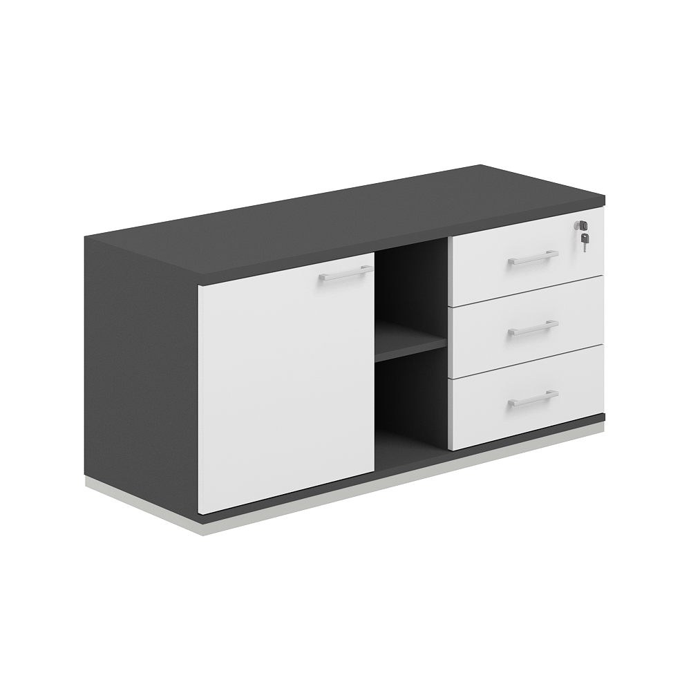 Тумба сервисная 1238х462х584 с замком AG.292.AN.AN.WH