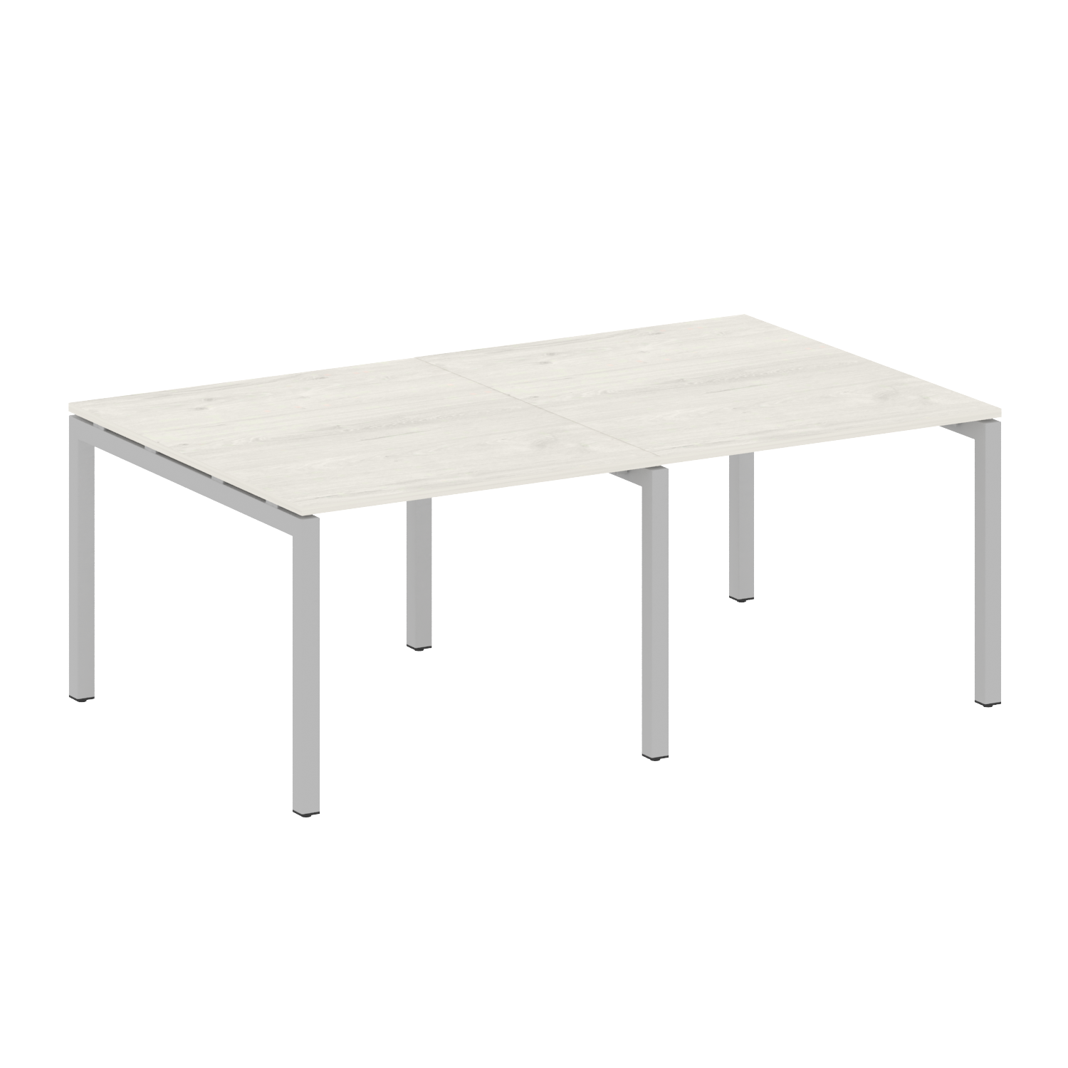 Metal System Quattro Переговорный стол (2 столешницы) на П-образном м/к 50БП.ПРГ-2.1