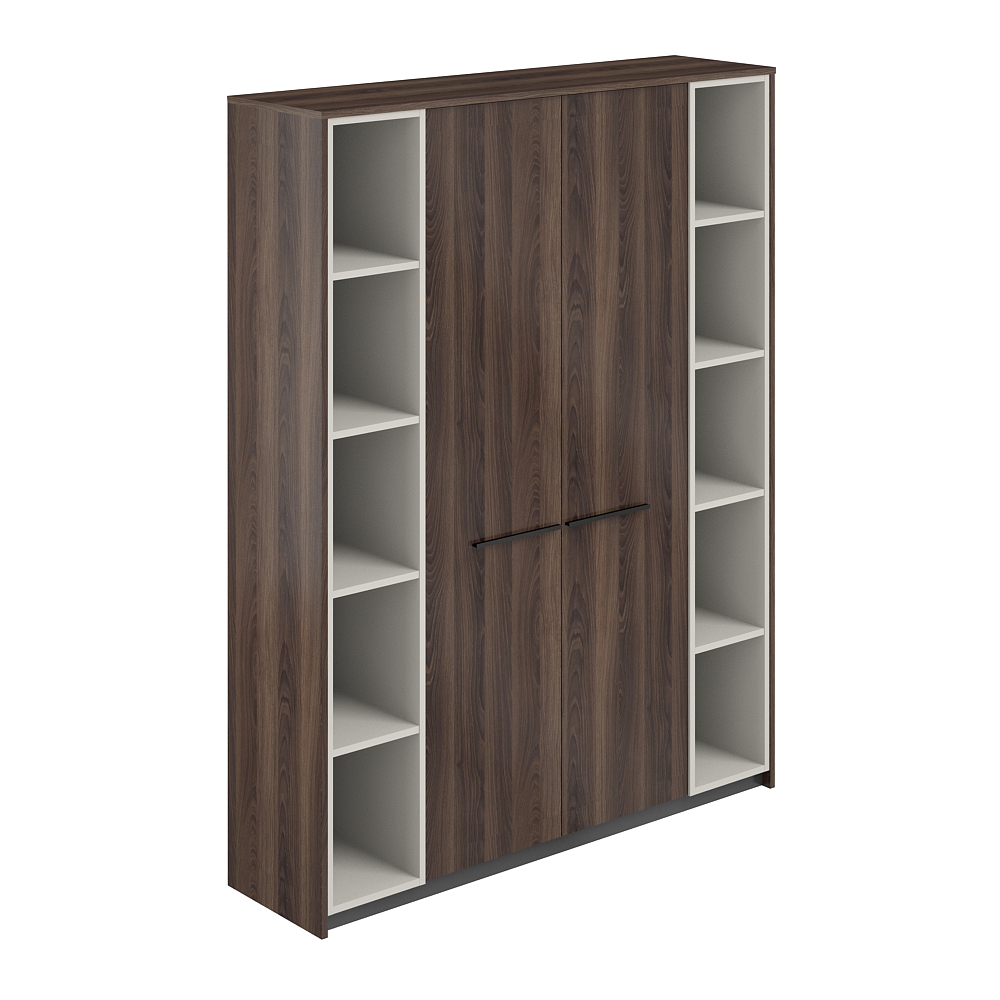 Шкаф высокий (для одежды) с 2-мя стеллажами, 1540х410х1994 RF.504.DA.DA.PG