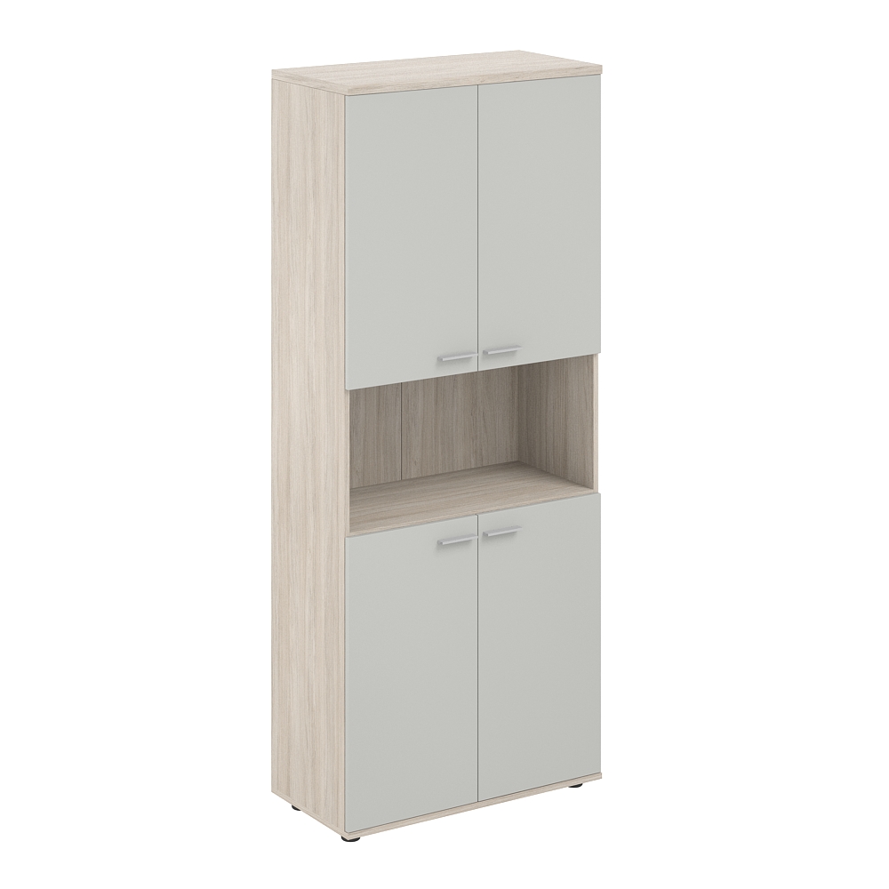 Шкаф высокий с нишей 800х400х1955, 4-х дв, з.ст HDF SG.841.OL.SH.SH