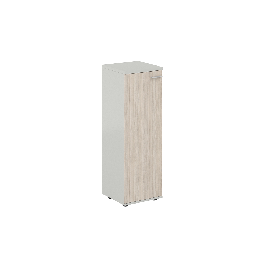 Шкаф средний 400х400х1200, 1 дв., з.ст HDF, левый SG.804.SH.OL.L
