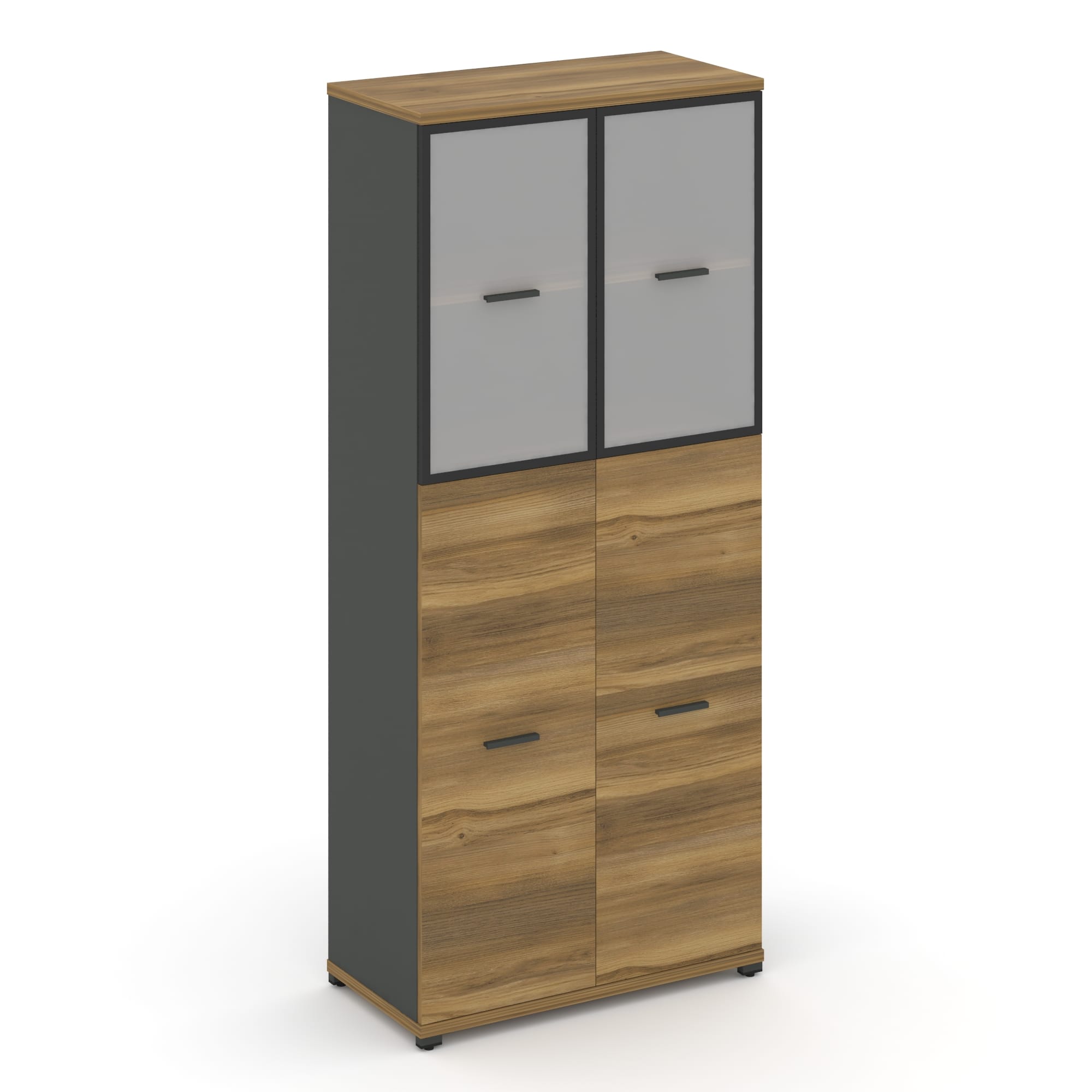 Concept Шкаф 1 широкая секция, 5 ниш CN.STS.E-515 RMB A Сандал Янтарный/Антрацит/Металл Антрацит/Сат