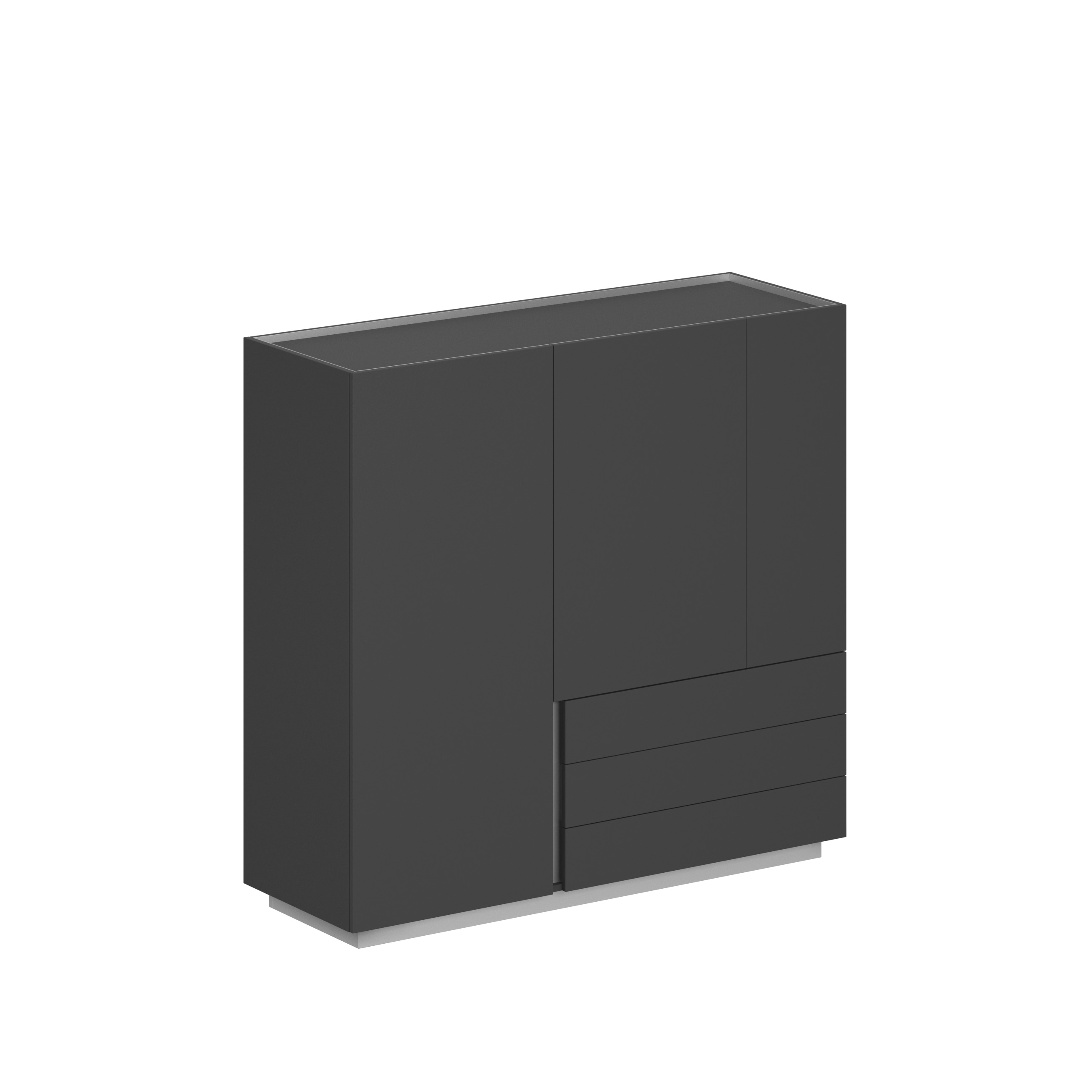 Шкаф 1600x550x1520, правый OL-20-17.OS.OS.OS.R