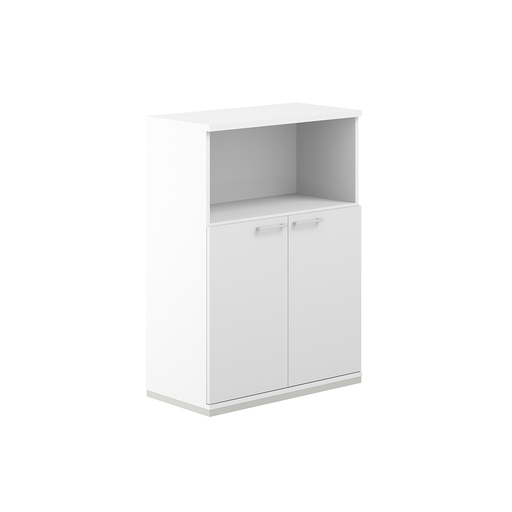 Шкаф 3 ур. 800х400х1111 с нишей AG.216.WH.WH.WH