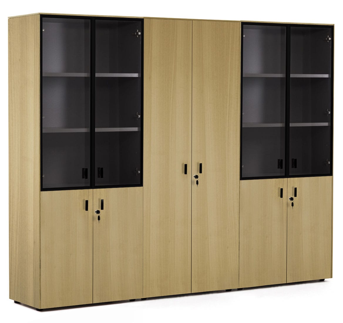 Шкаф высокий тройной комбинированный (с гардеробом) Enzo 109 731 ECL