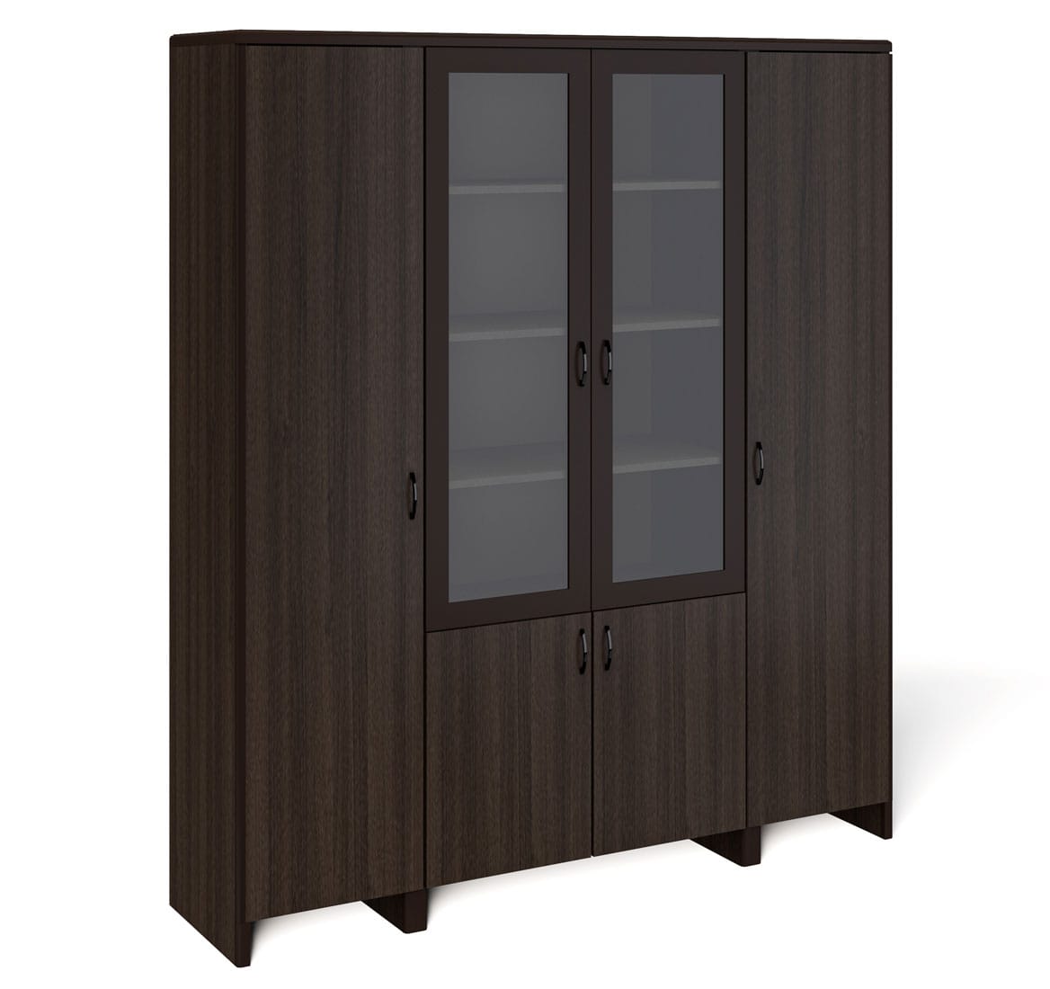 WOOD Шкаф д/бумаг H211L185 ОРЕХ АМЕРИКАНСКИЙ