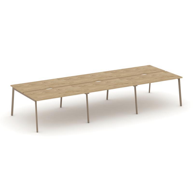 ЕСТЕТИКА / ESTETICA Рабочая станция 6 мест ЕС / ES.D.РС / RS-6.3-ВП / VP 4140*1500*750